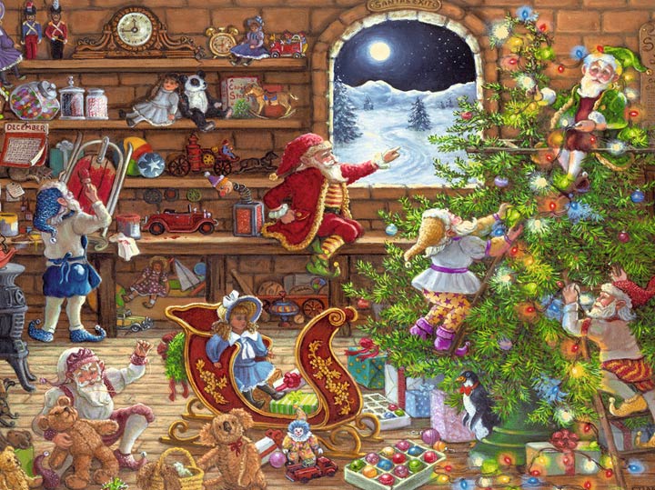 Christmas themes jigsaw puzzles