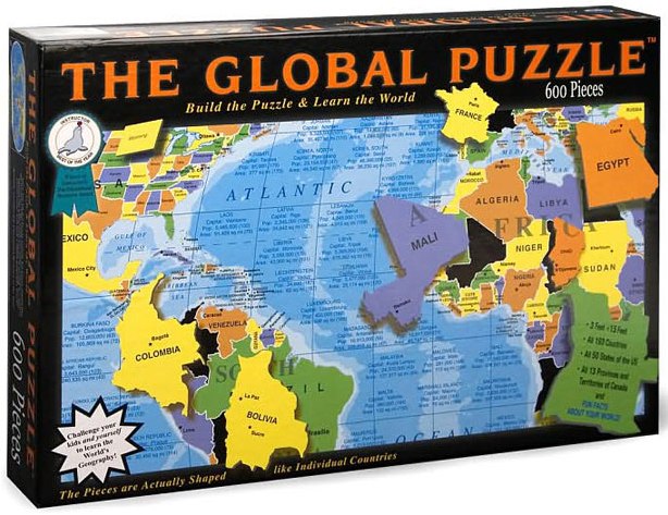 The Global Puzzle - 600pc Educational Jigsaw Puzzle