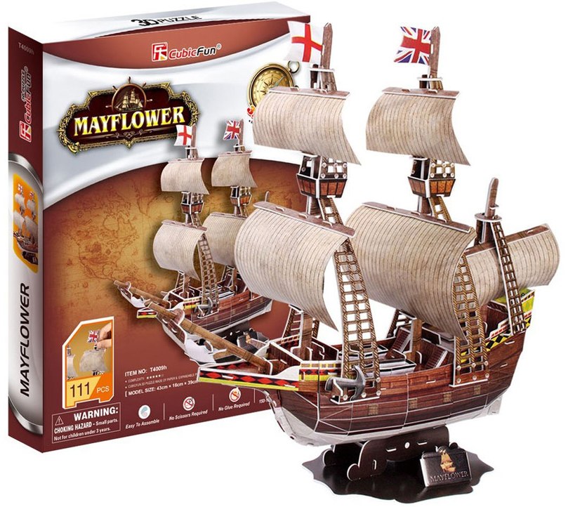 Mayflower - 111pc 3D Jigsaw Puzzle by Daron