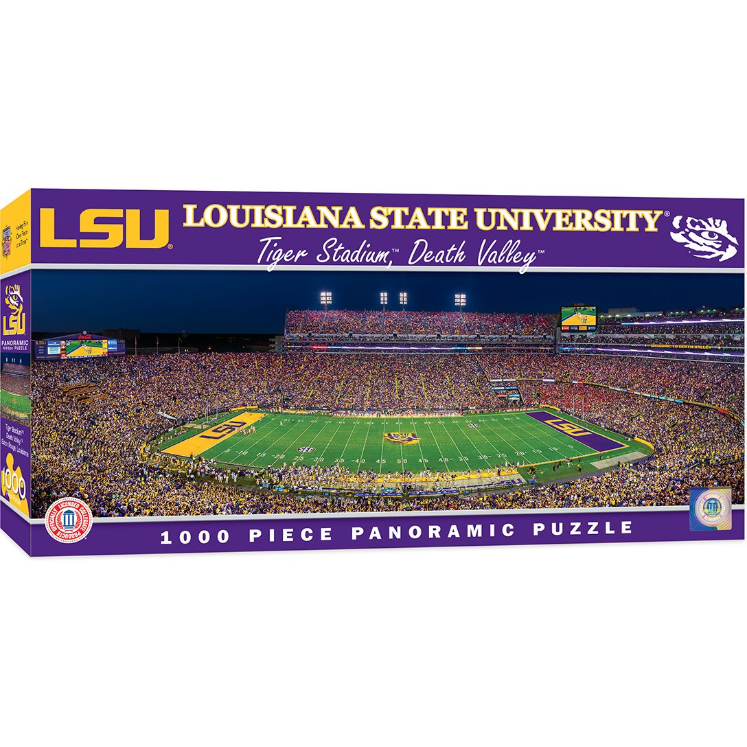 Louisiana State University: Death Valley - 1000pc Panoramic Jigsaw Puzzle by Masterpieces - image 1