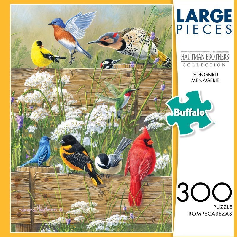 Hautman Brothers: Songbird Menagerie - 300pc Jigsaw Puzzle by Buffalo Games - image main