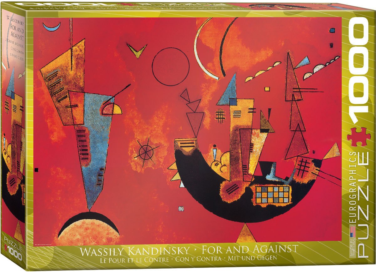 Kandinsky: For and Against - 1000pc Jigsaw Puzzle by Eurographics - image 2