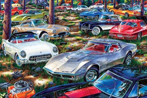 Corvette Dreams - 234pc TDC Miniature Jigsaw Puzzle