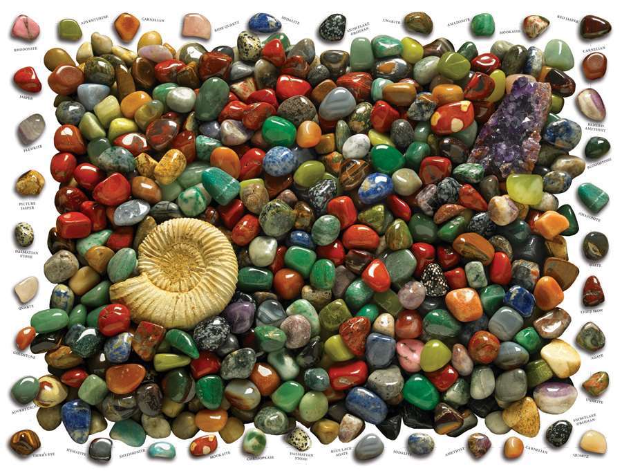 Rock Collection - 500pc Jigsaw Puzzle By Cobble Hill - image 1