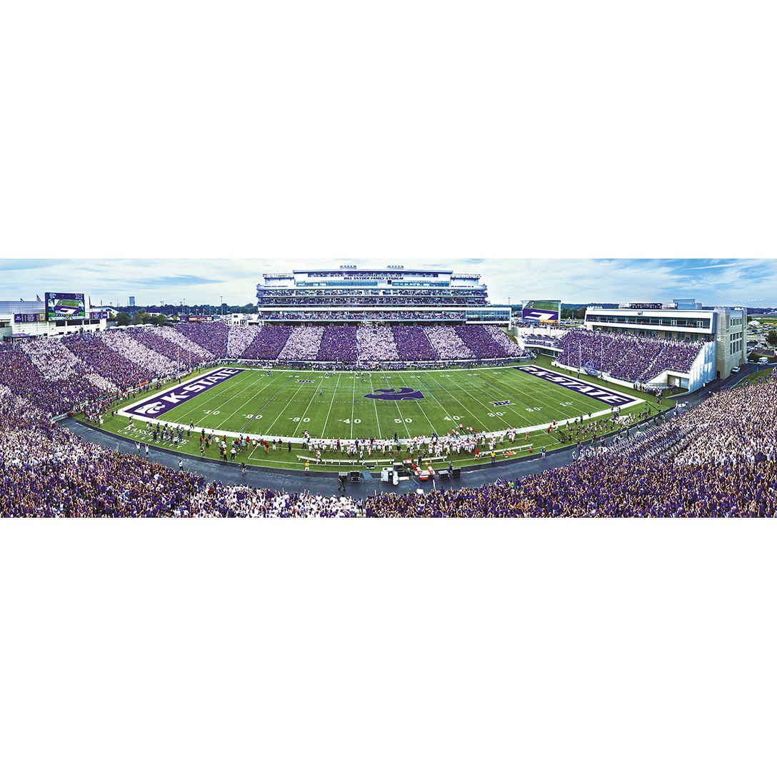 Kansas State University - 1000pc Panoramic Jigsaw Puzzle by Masterpieces - image 2