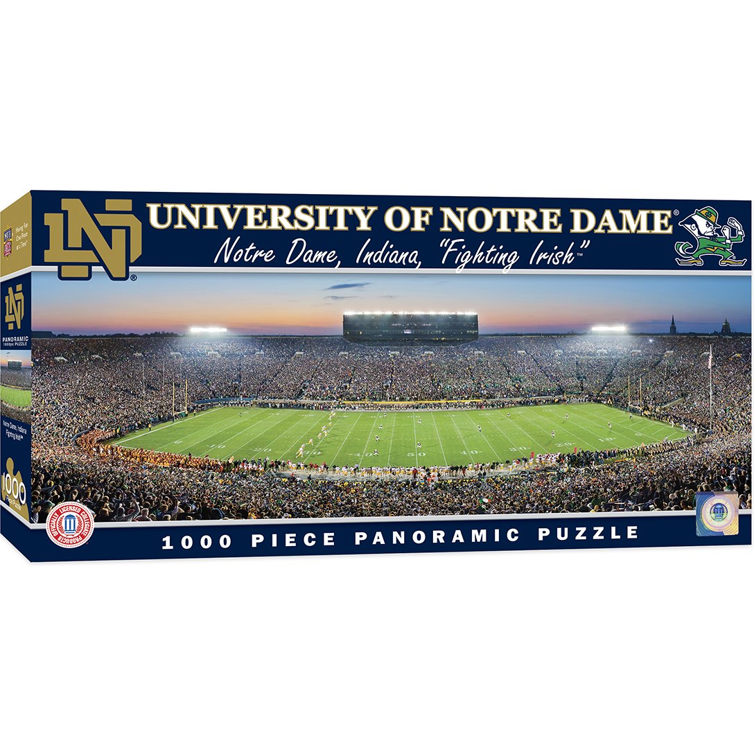 University of Notre Dame - 1000pc Panoramic Jigsaw Puzzle by Masterpieces - image 2