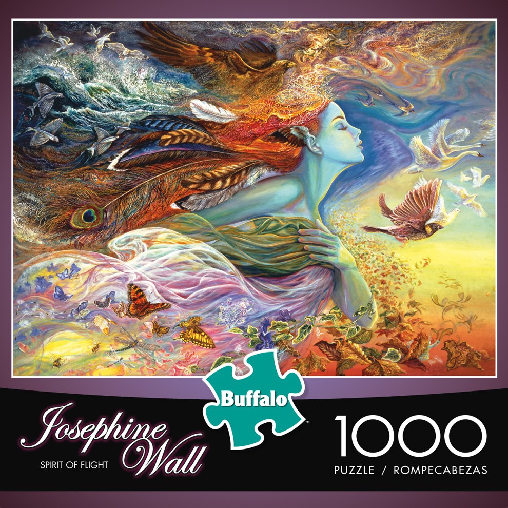 Josephine Wall:  Spirit of Flight - 1000pc Jigsaw Puzzle by Buffalo Games - image 2