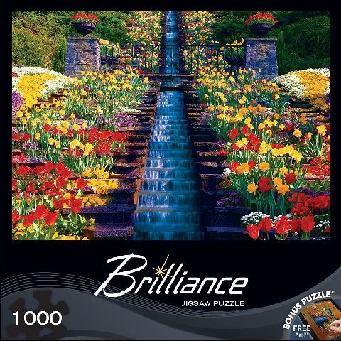 Brilliance: Cascading Falls - 1000pc Jigsaw Puzzle by MasterPieces - image 2