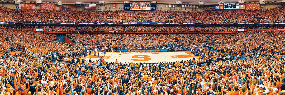 NCAA: Syracuse - 1000pc Panoramic Jigsaw Puzzle by Masterpieces - image 1