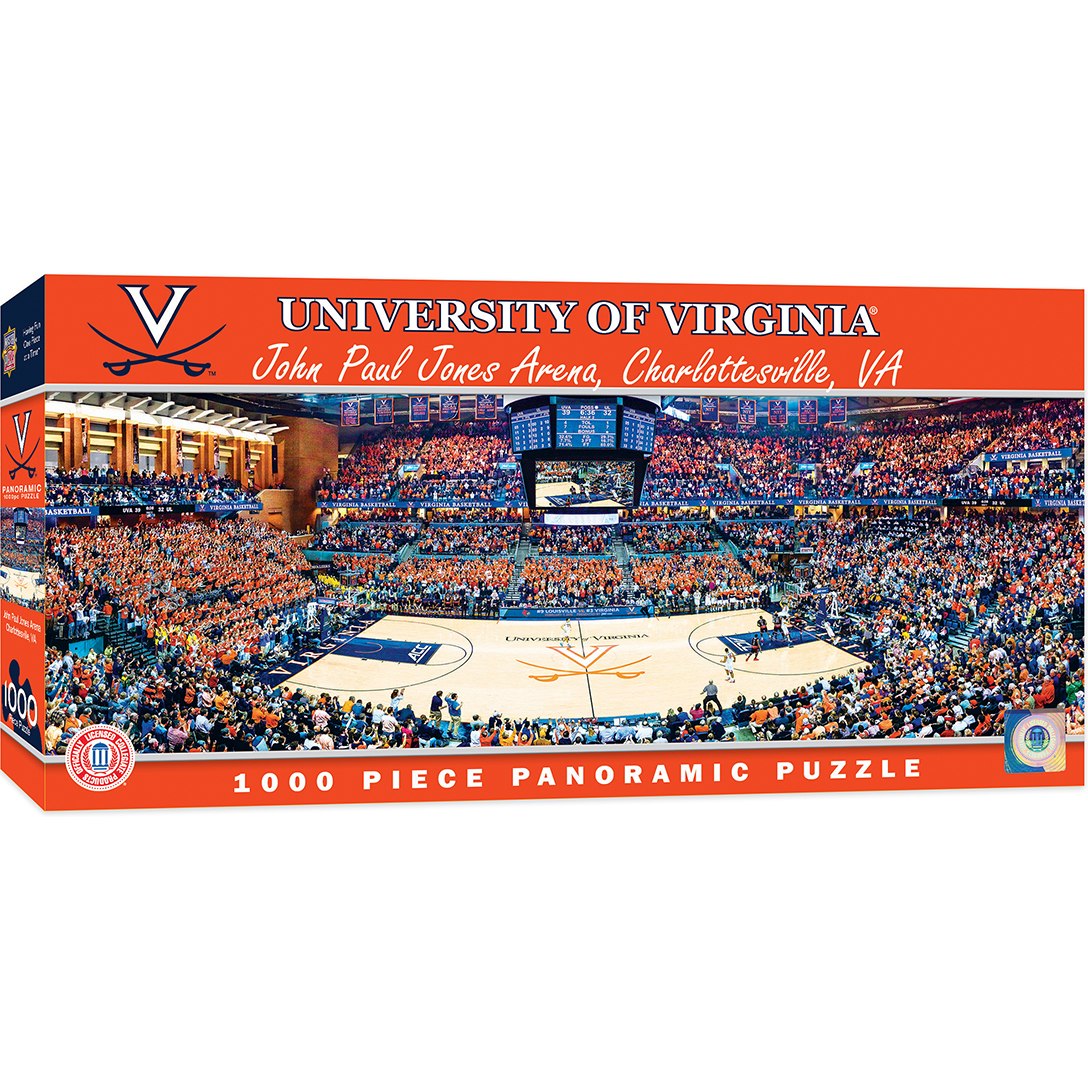 NCAA: Virginia - 1000pc Panoramic Jigsaw Puzzle by Masterpieces - image 1