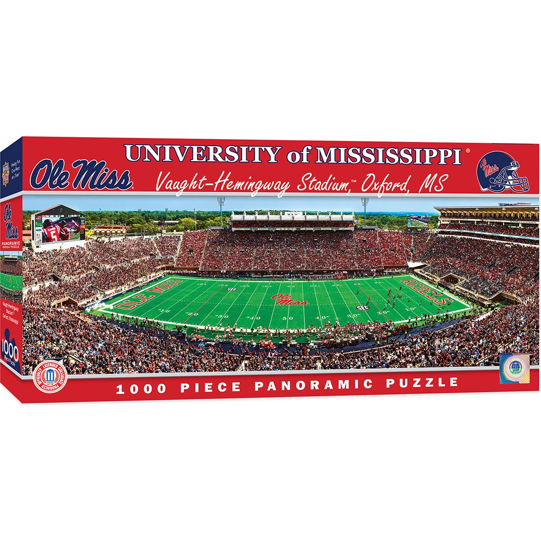 NCAA: Mississippi - 1000pc Panoramic Jigsaw Puzzle by Masterpieces - image 2