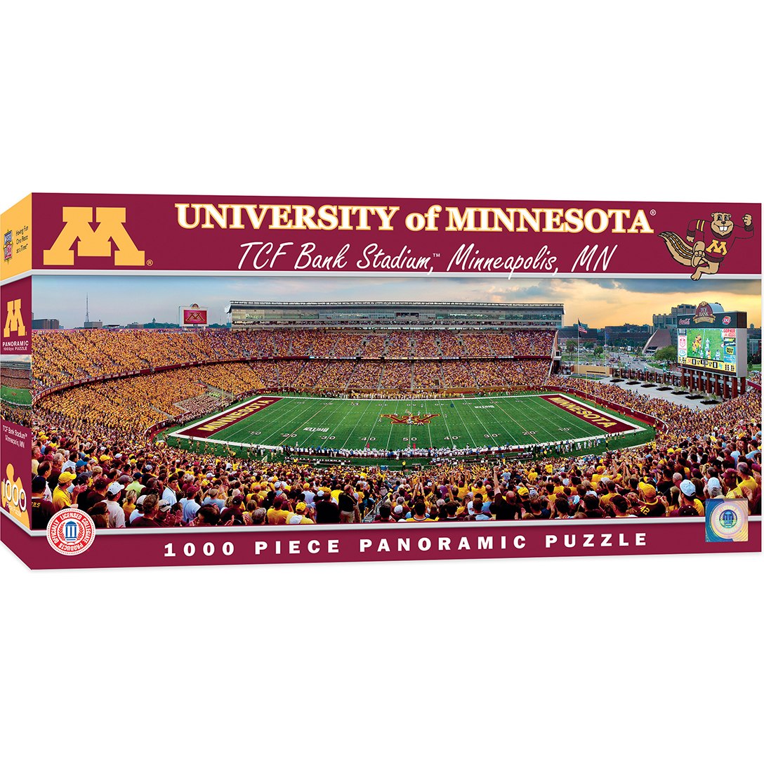 NCAA: Minnesota - 1000pc Panoramic Jigsaw Puzzle by Masterpieces - image 2