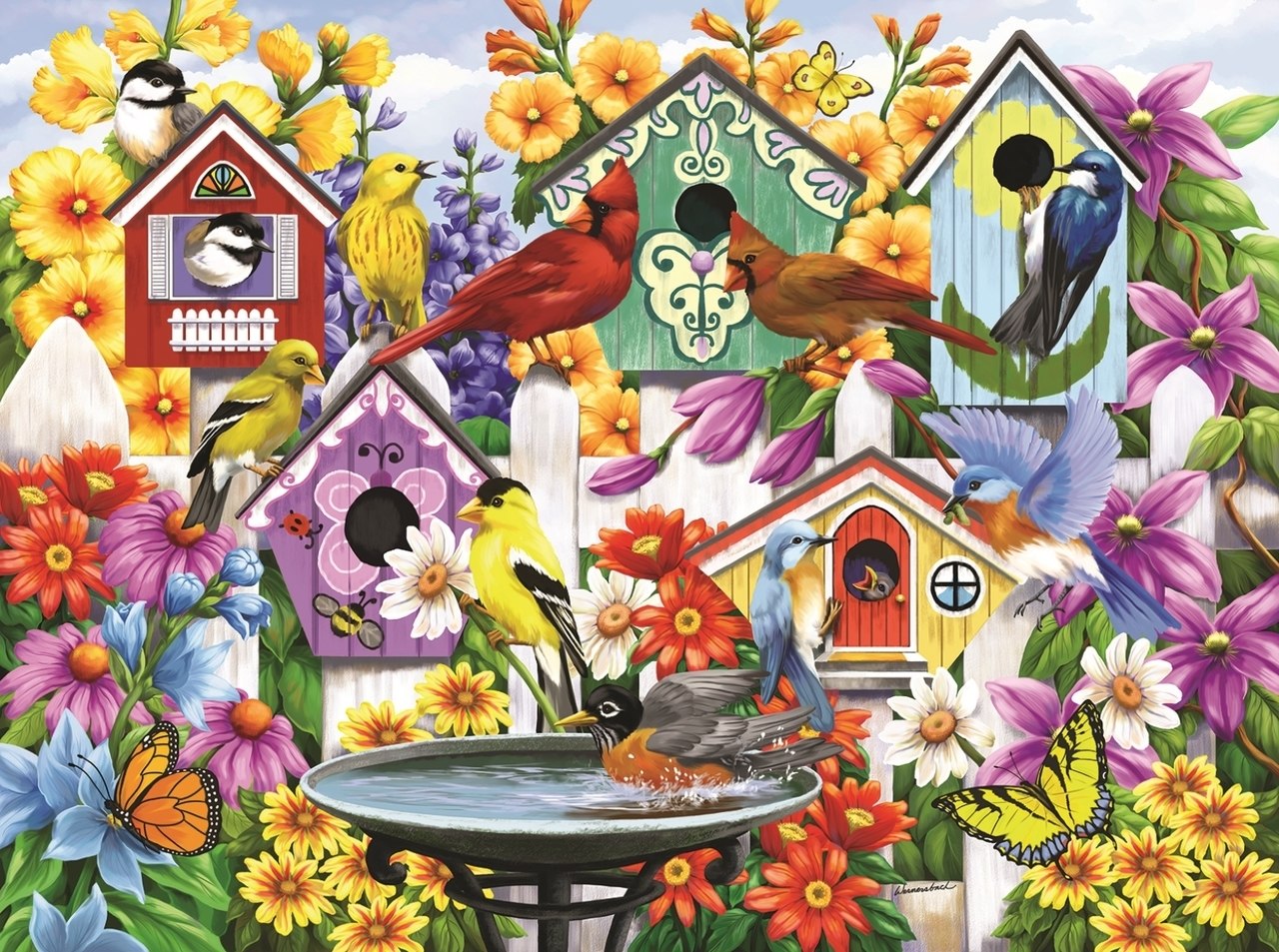 Garden Neighbors - 1000pc Jigsaw Puzzle By Sunsout  			  					NEW