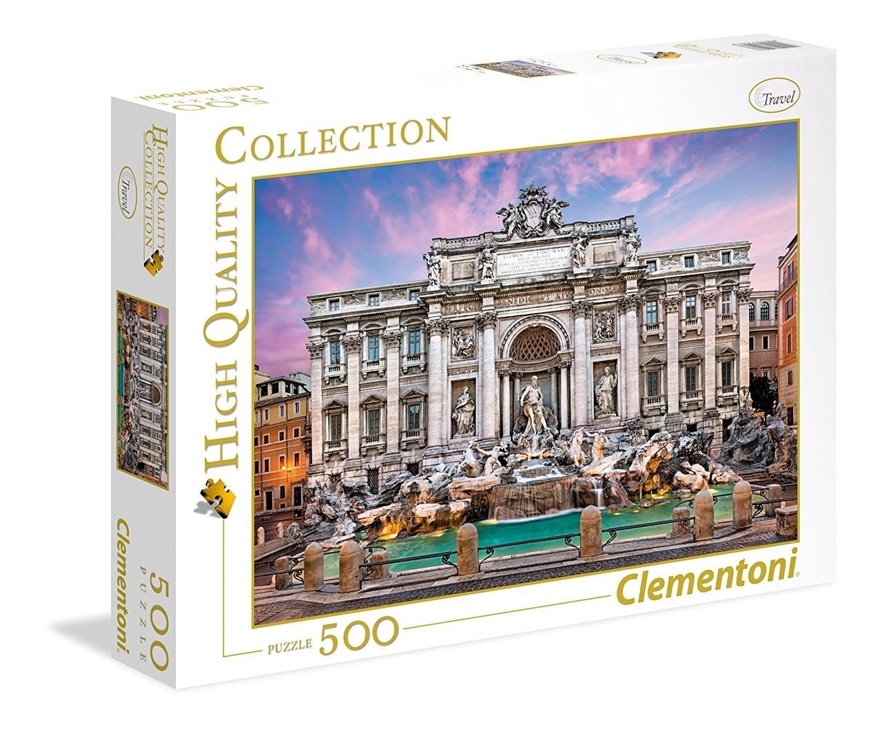 Trevi Fountain - 500pc Jigsaw Puzzle by Clementoni  			  					NEW - image 3