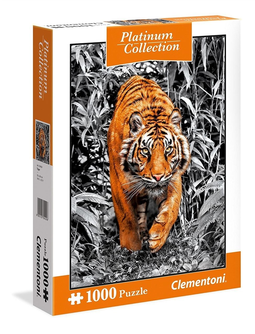 Platinum Collection: Tiger - 1000pc Jigsaw Puzzle by Clementoni  			  					NEW - image 3