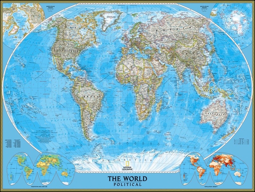 The World - 1000pc Jigsaw Puzzle by New York Puzzle Company  			  					NEW - image 3