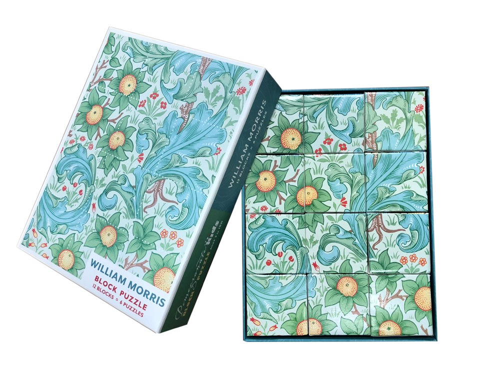 William Morris - 12pc Block Puzzle by Pomegranate  			  					NEW - image 2