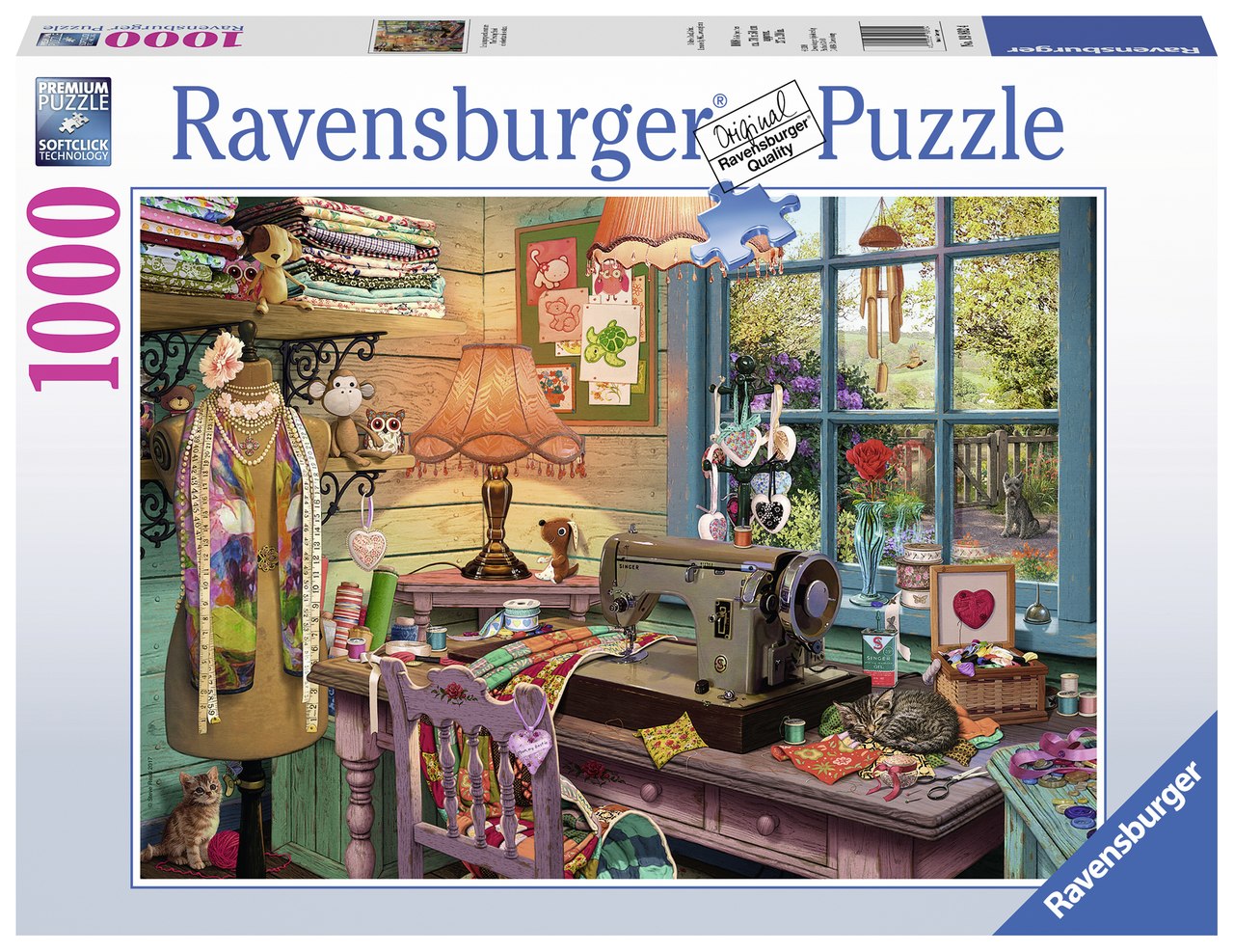 The Sewing Shed - 1000pc Jigsaw Puzzle By Ravensburger  			  					NEW - image 3