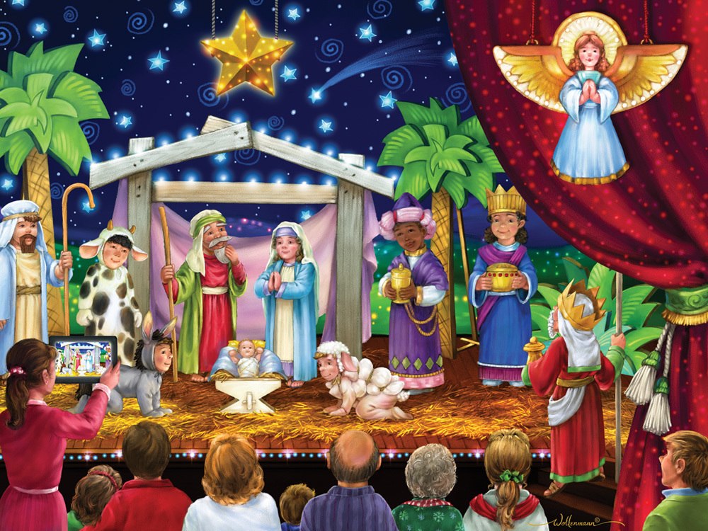 The Greatest Story - 550pc Jigsaw Puzzle by Vermont Christmas Company  			  					NEW - image 1