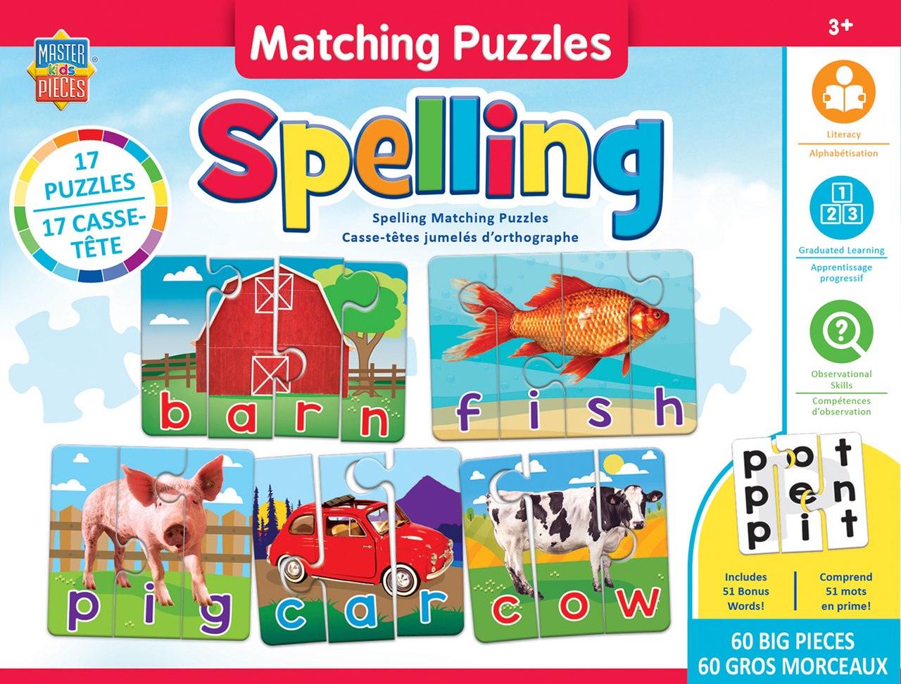 Spelling - Educational Matching Puzzle by Masterpieces - image 1