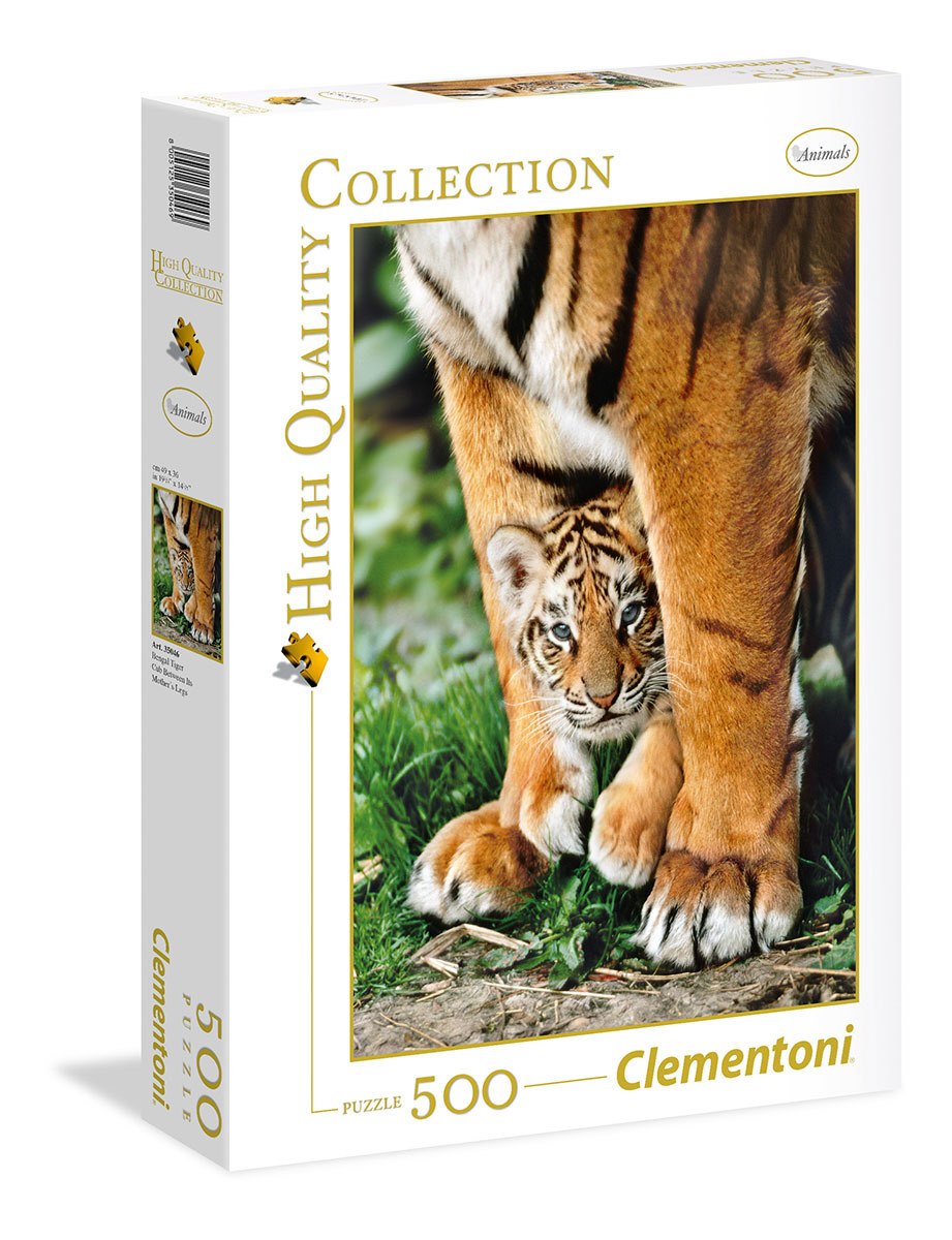 Bengal Tiger Cub - 500pc Jigsaw Puzzle by Clementoni  			  					NEW - image 1