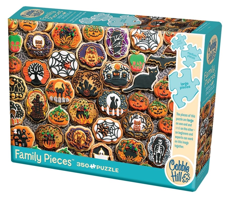 Halloween Cookies - 350pc Family Jigsaw Puzzle by Cobble Hill  			  					NEW - image 1