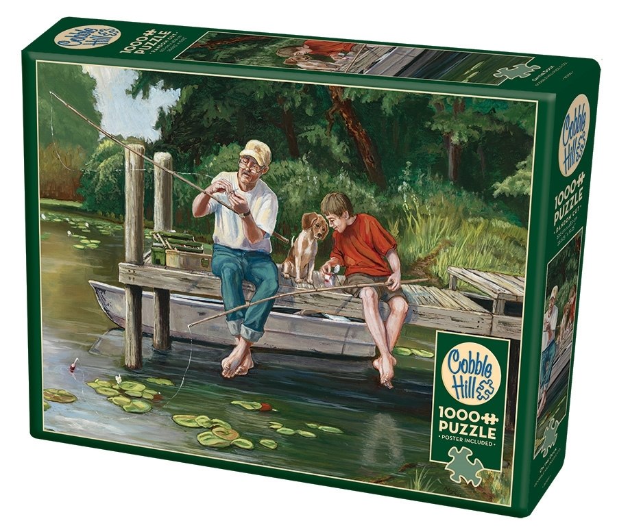 On the Dock - 1000pc Jigsaw Puzzle by Cobble Hill  			  					NEW - image 1