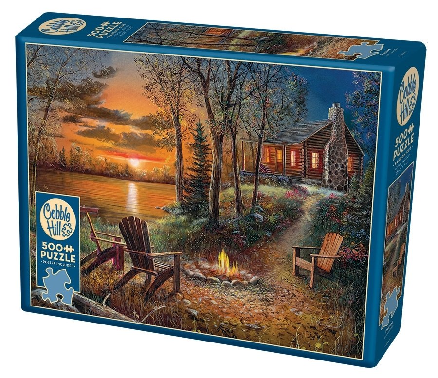 Fireside - 500pc Jigsaw Puzzle By Cobble Hill  			  					NEW - image 1