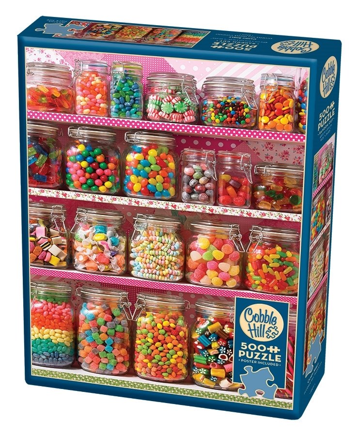 Candy Shelf - 500pc Jigsaw Puzzle By Cobble Hill  			  					NEW - image 1