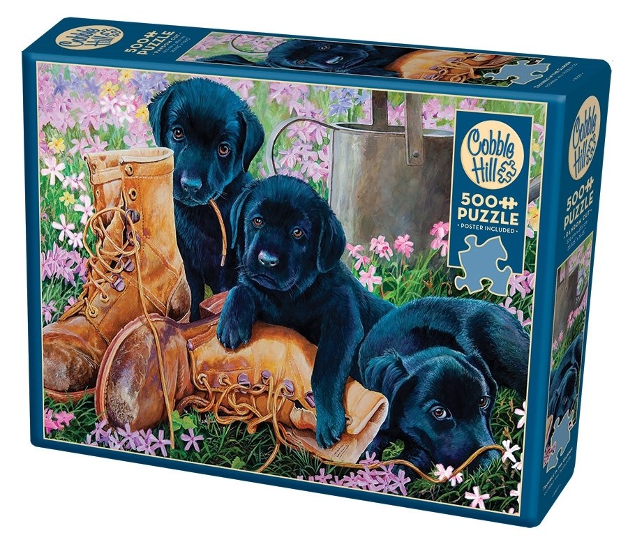 Trouble in the Garden - 500pc Jigsaw Puzzle By Cobble Hill  			  					NEW - image 1