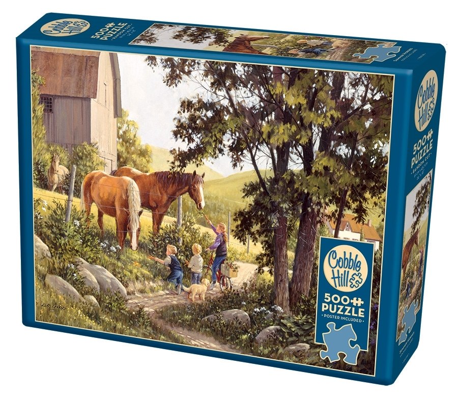 Summer Horses (new) - 500pc Jigsaw Puzzle By Cobble Hill  			  					NEW - image 1