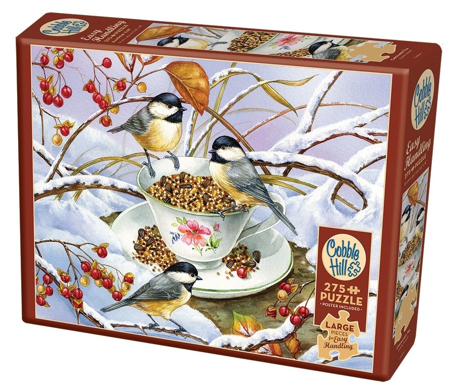 Chickadee Tea - 275pc Easy Handling Puzzle by Cobble Hill  			  					NEW - image 1