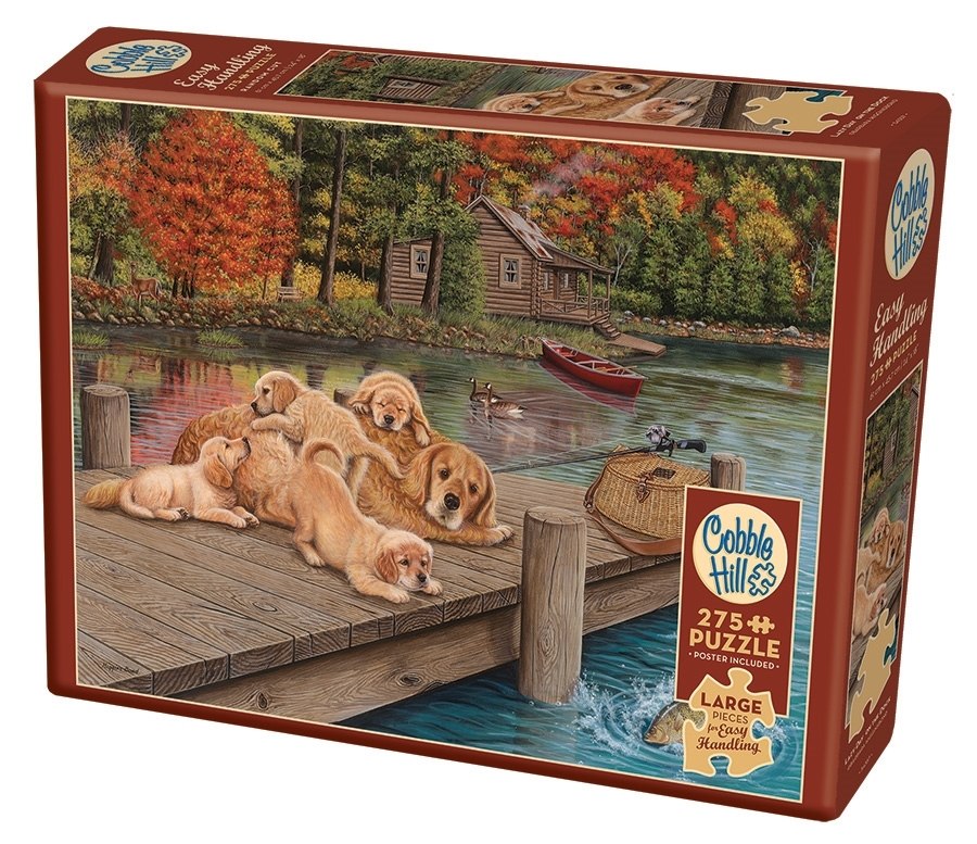 Lazy Day on the Dock - 275pc Easy Handling Puzzle by Cobble Hill  			  					NEW - image 1