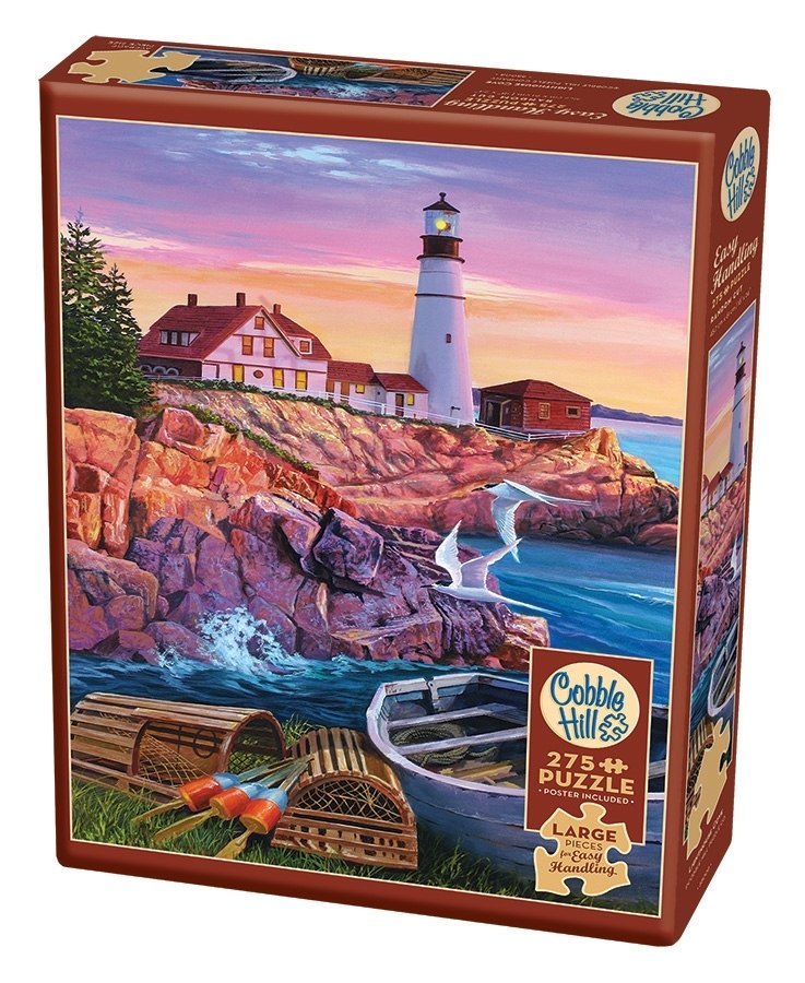 Lighthouse Cove - 275pc Easy Handling Puzzle by Cobble Hill  			  					NEW - image 1