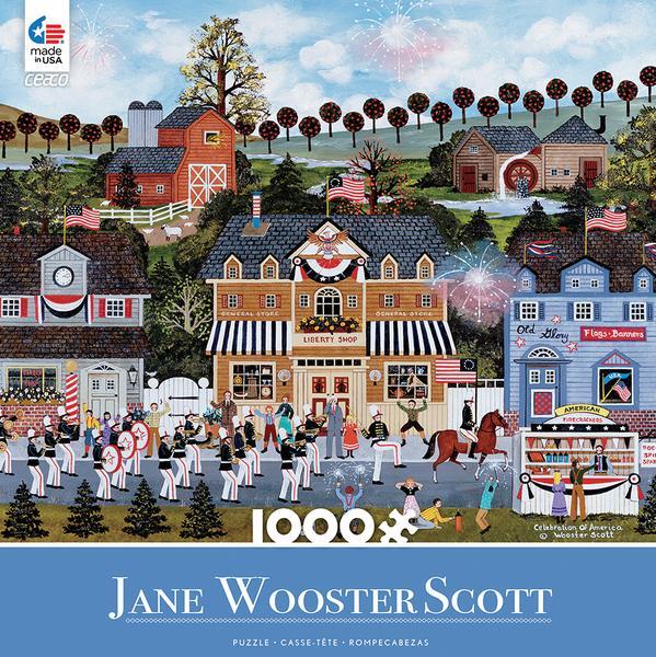 Jane Wooster Scott: Celebration of America - 1000pc Jigsaw Puzzle by Ceaco  			  					NEW - image 1