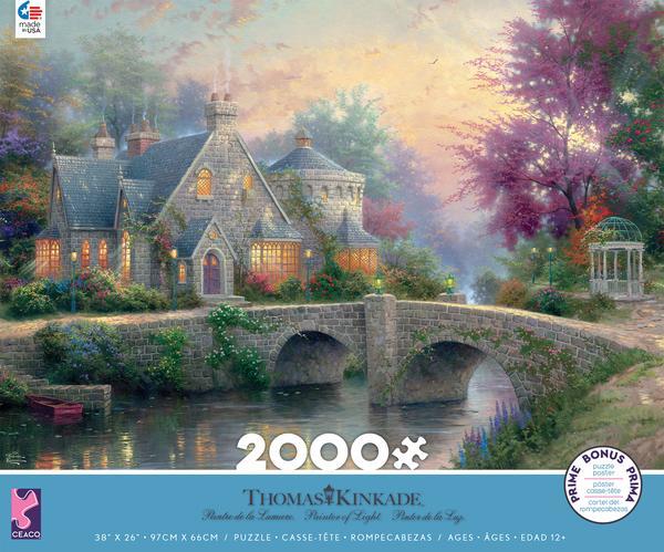 Thomas Kinkade: Lamplight Manor - 2000pc Jigsaw Puzzle by Ceaco  			  					NEW - image 1