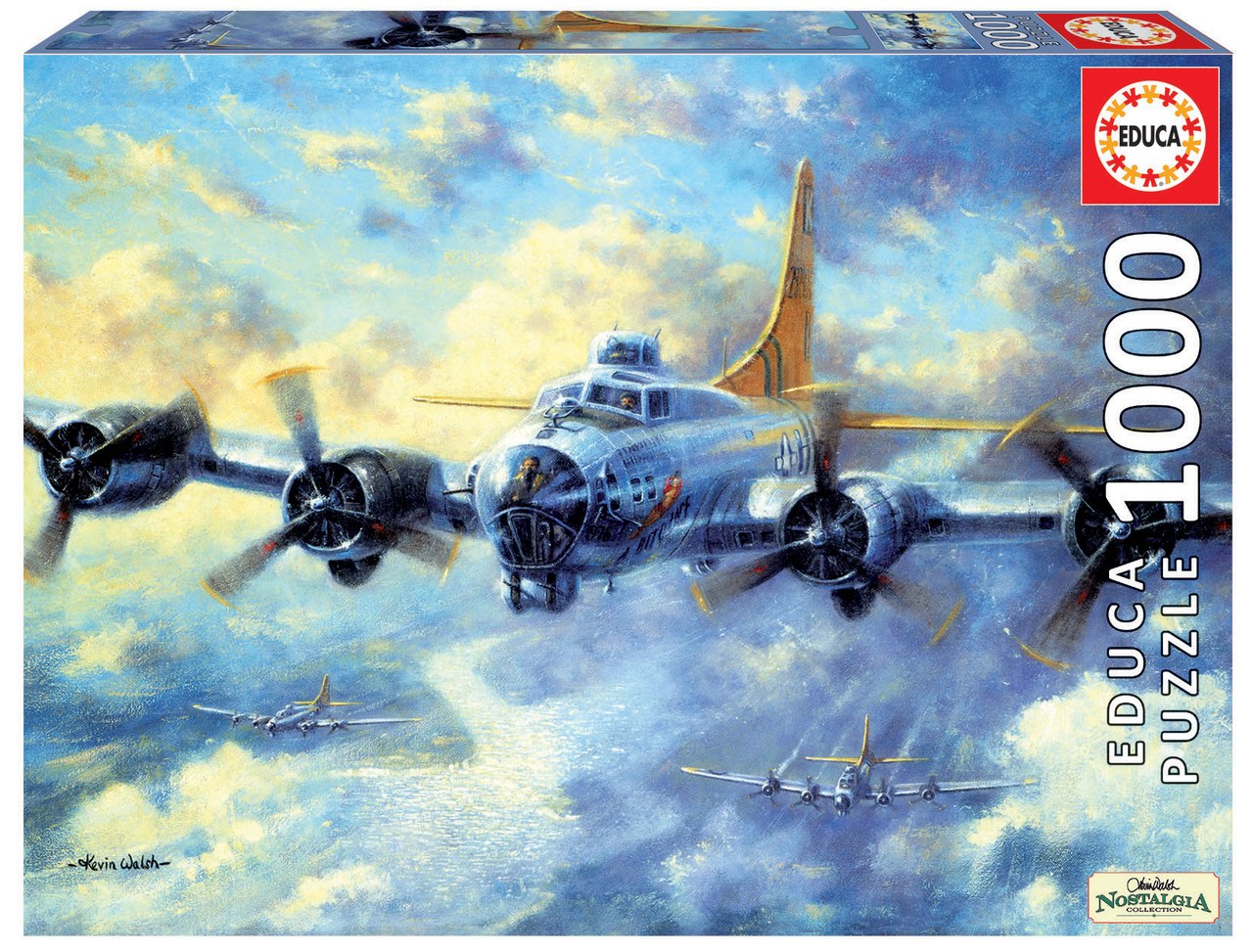 B17G Flying Fortress - 1000pc Jigsaw Puzzle by Educa  			  					NEW - image 1