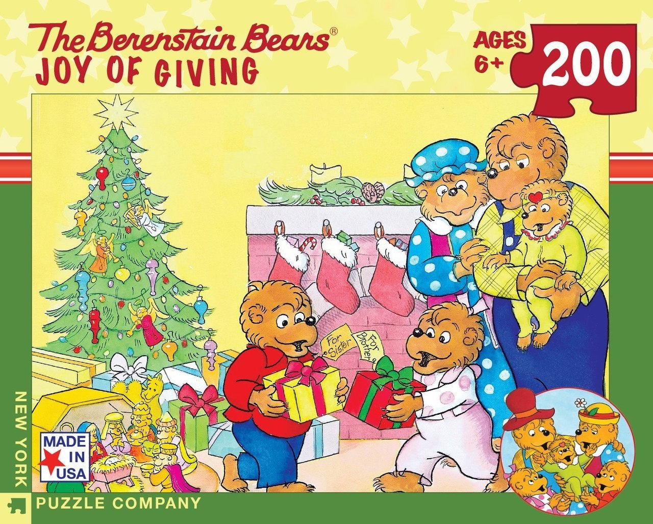 Joy of Giving - 200pc Jigsaw Puzzle by New York Puzzle Company  			  					NEW - image 1