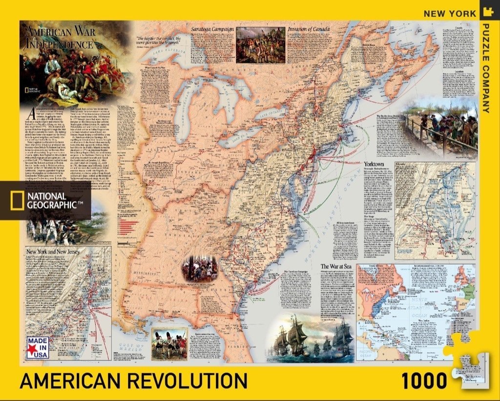 American Revolution - 1000pc Jigsaw Puzzle by New York Puzzle Company  			  					NEW - image 1