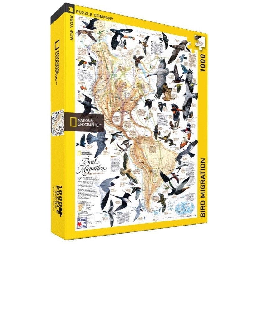 Bird Migration - 1000pc Jigsaw Puzzle by New York Puzzle Company  			  					NEW - image 2