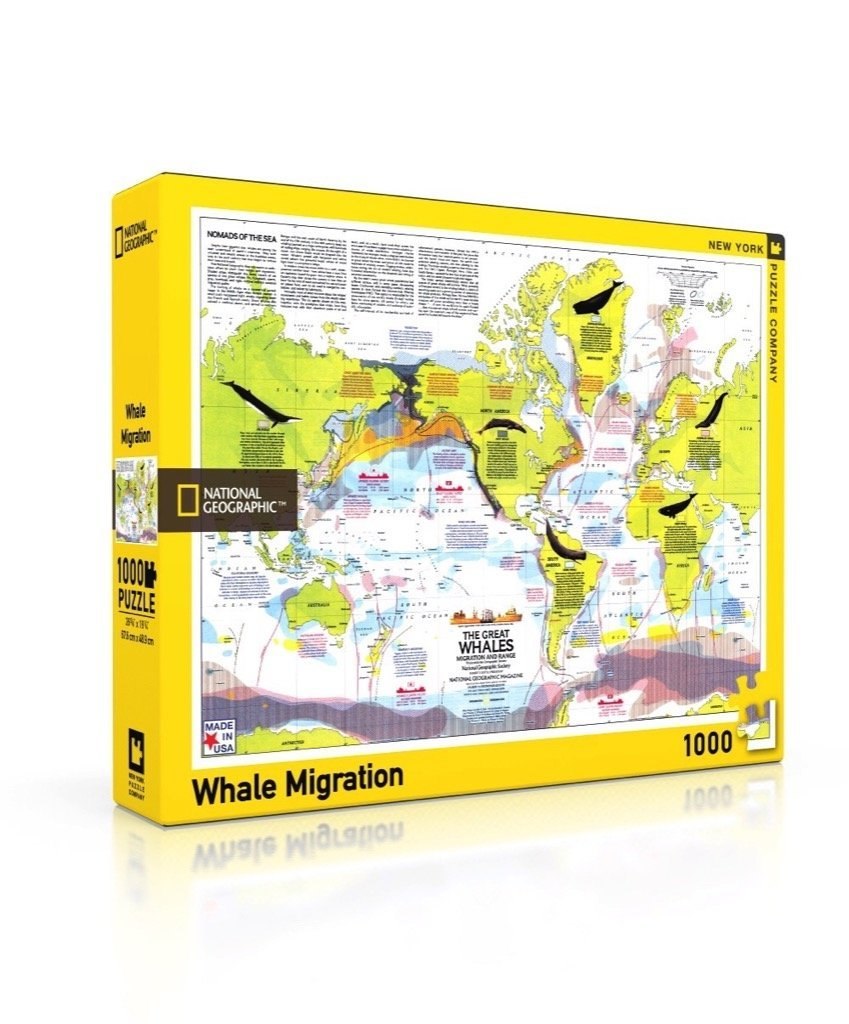 Whale Migration - 1000pc Jigsaw Puzzle by New York Puzzle Company  			  					NEW - image 2