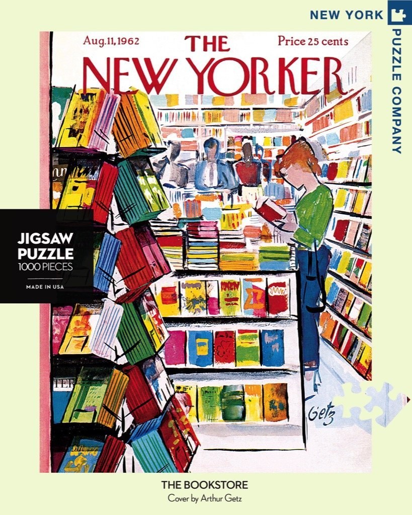 The Bookstore - 1000pc Jigsaw Puzzle by New York Puzzle Company  			  					NEW - image 1