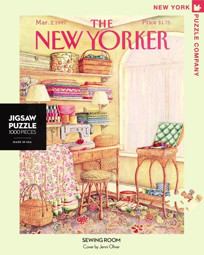 Sewing Room - 1000pc Jigsaw Puzzle by New York Puzzle Company  			  					NEW - image 1