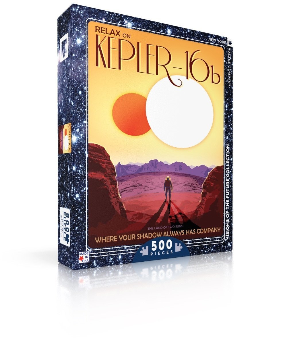 Kepler-16b - 500pc Jigsaw Puzzle by New York Puzzle Company  			  					NEW - image 2