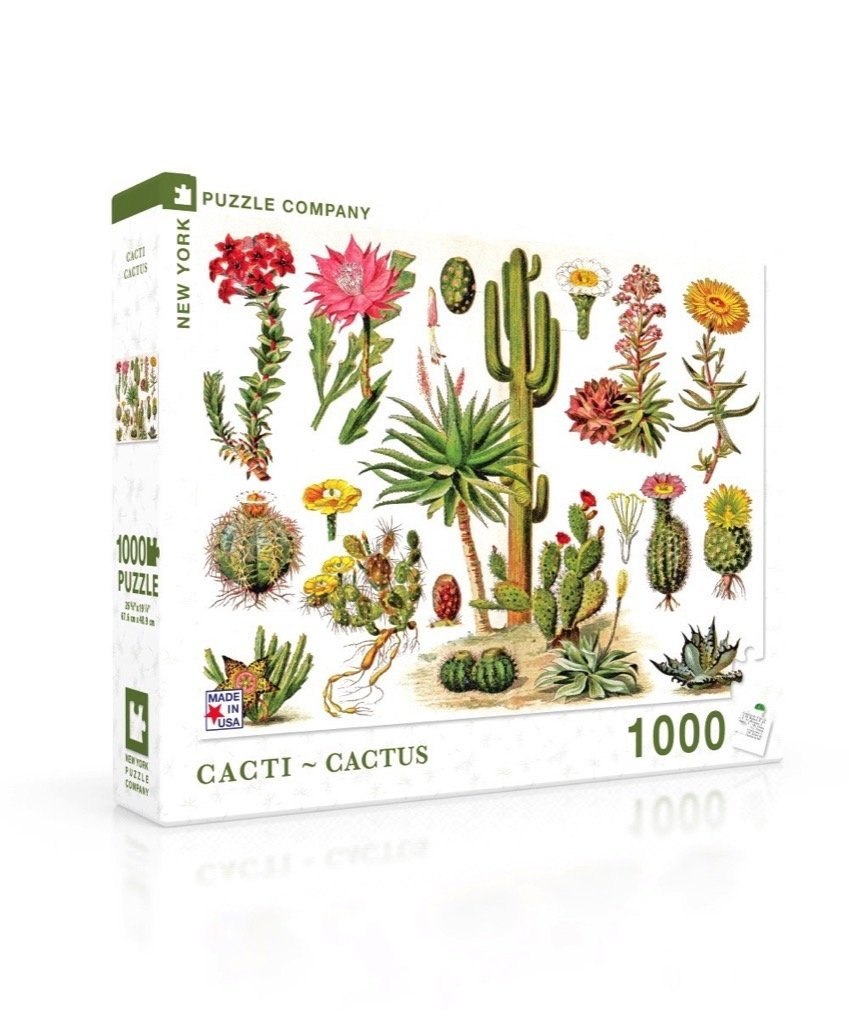 Cacti ~ Cactus - 1000pc Jigsaw Puzzle by New York Puzzle Company  			  					NEW - image 2