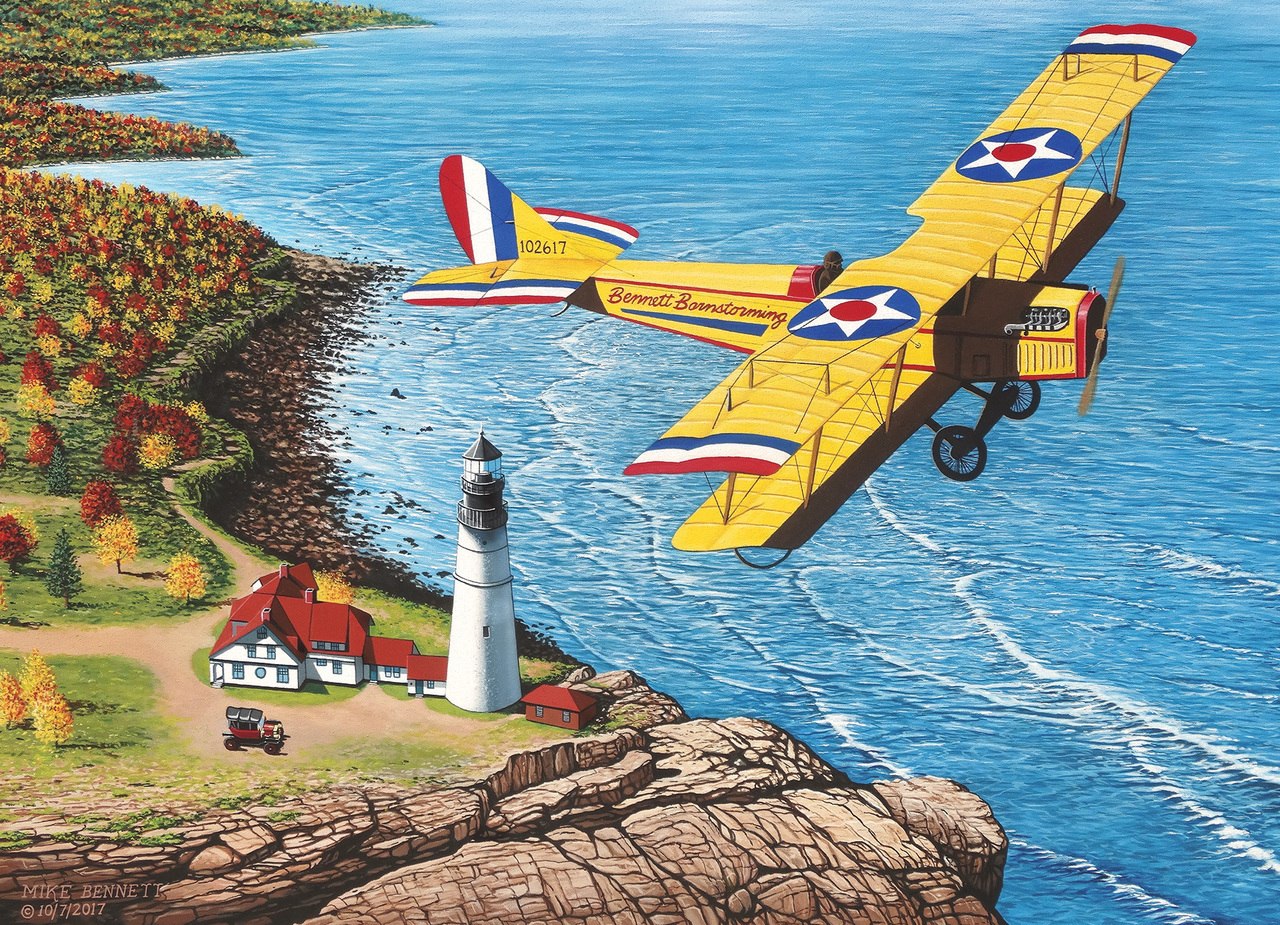 Bennett Barnstorming - 1000pc Jigsaw Puzzle by Cobble Hill  			  					NEW