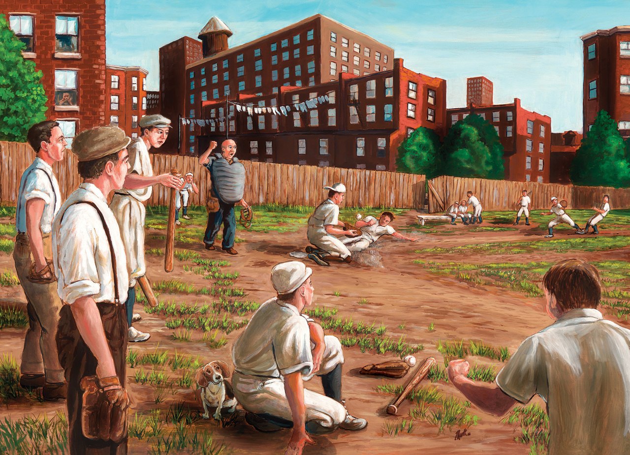 Old Time Baseball - 1000pc Jigsaw Puzzle by Cobble Hill  			  					NEW