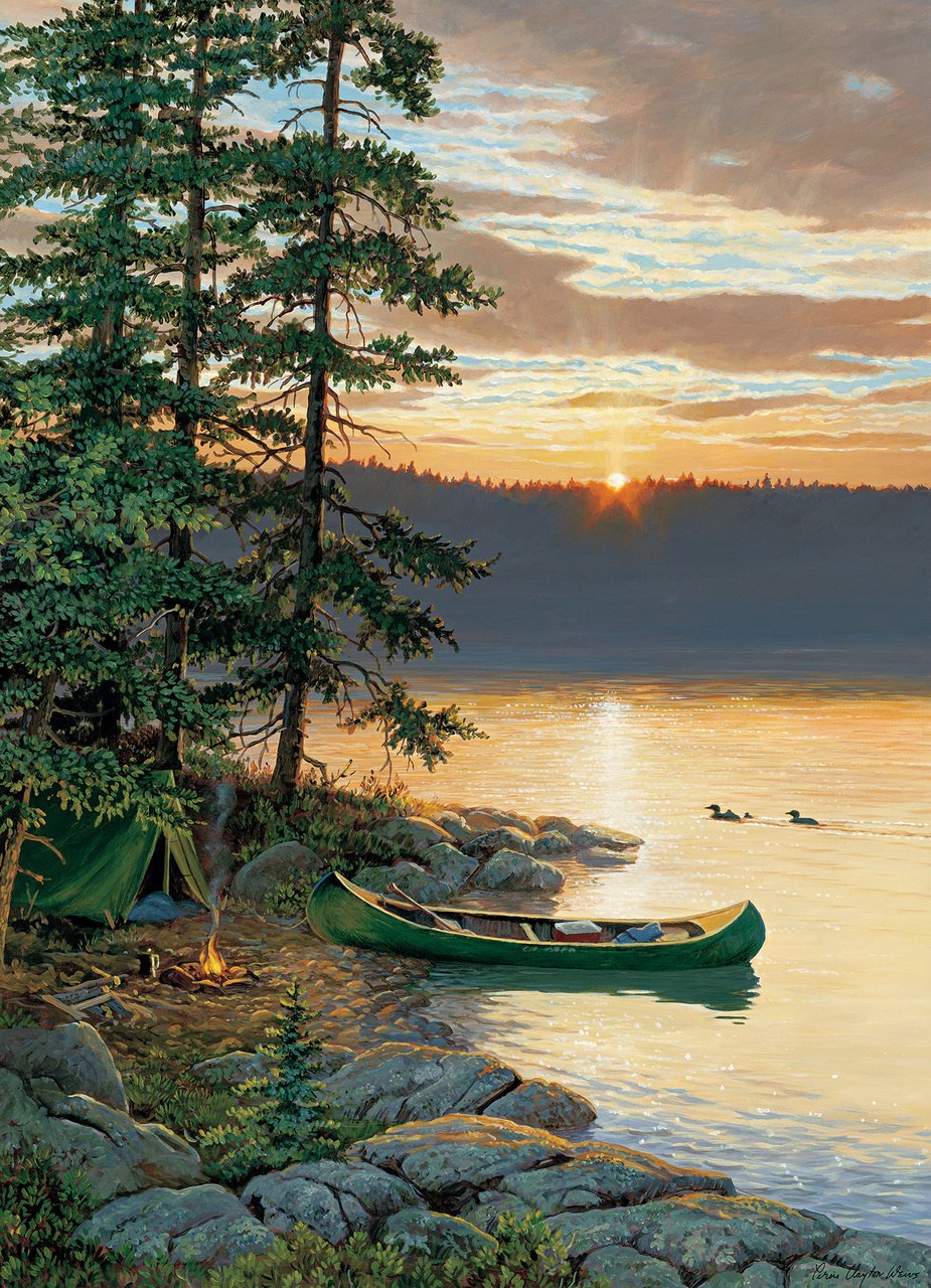 Canoe Lake - 500pc Jigsaw Puzzle By Cobble Hill  			  					NEW