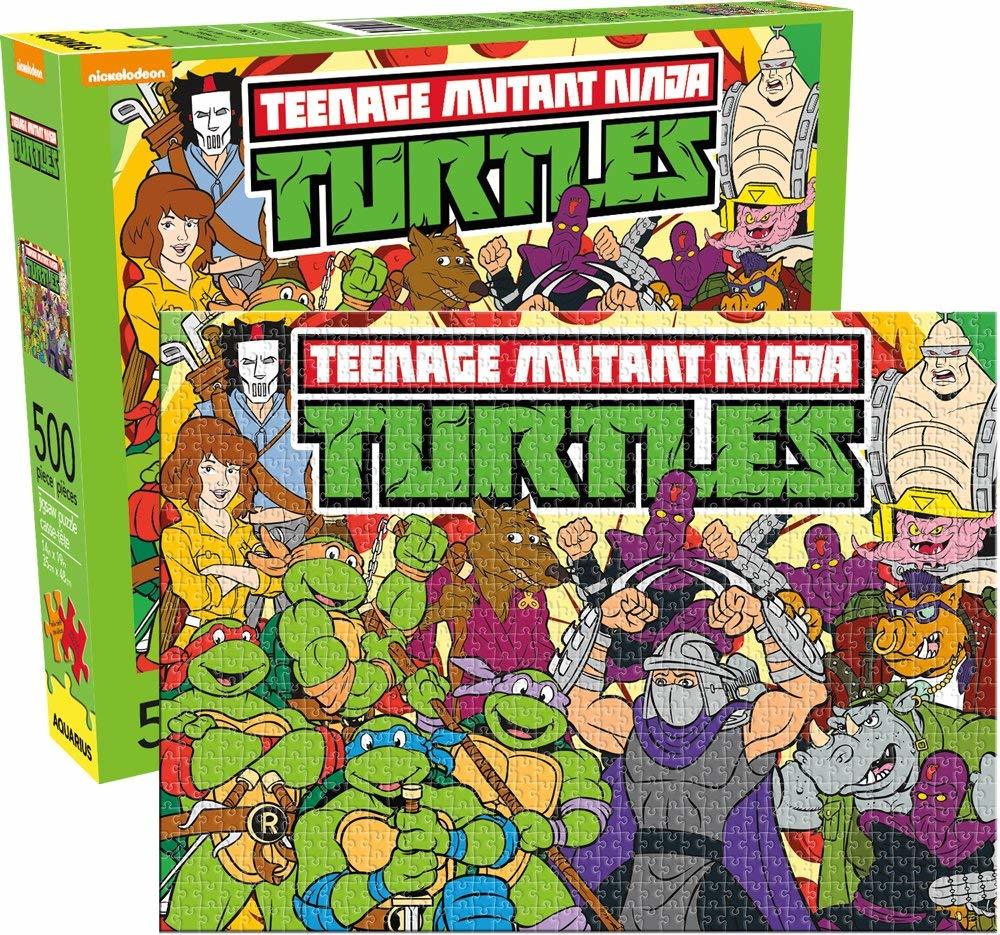 Teenage Mutant Ninja Turtles - 500pc Jigsaw Puzzle by Aquarius  			  					NEW