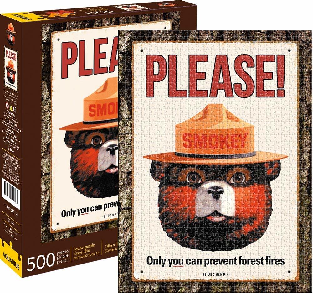 Smokey Bear - 500pc Jigsaw Puzzle by Aquarius  			  					NEW